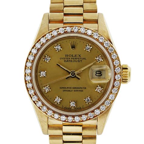 pre owned rolex diamond bezel|rolex diamond bezels aftermarket.